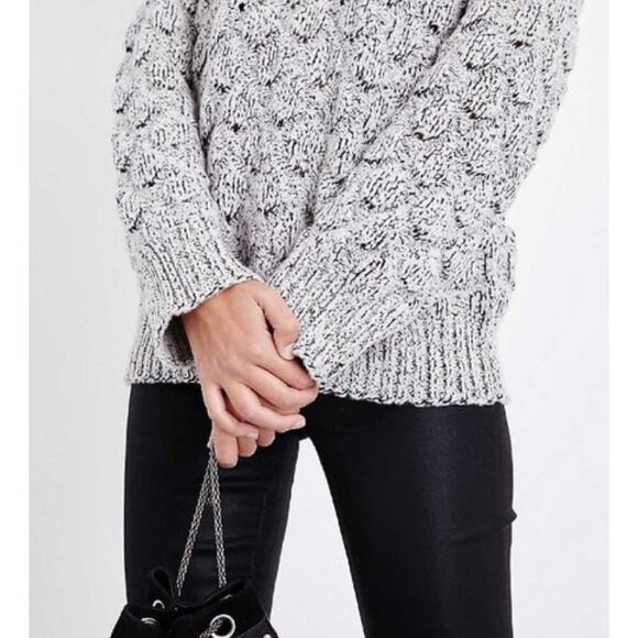 J Brand Camelia Melange Textured Knit Sweater - Picture 4 of 9